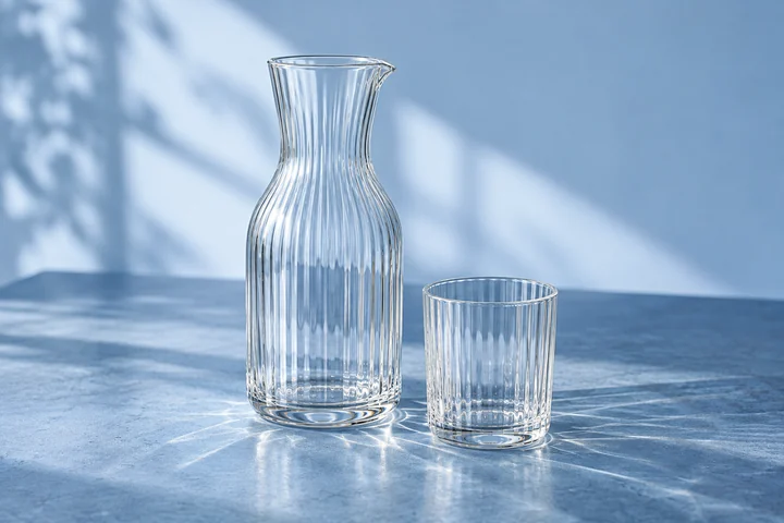 Illustrative product image: Ripple carafe & glass