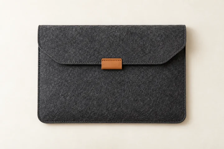Illustrative product image: Soft felt laptop sleeve