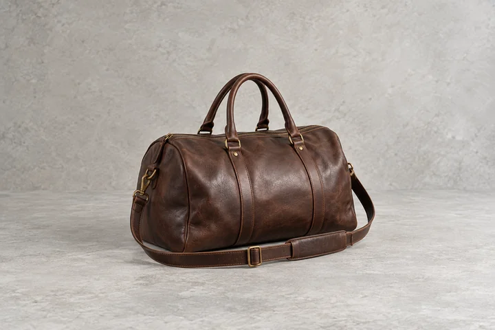 Illustrative product image: Roam leather weekender